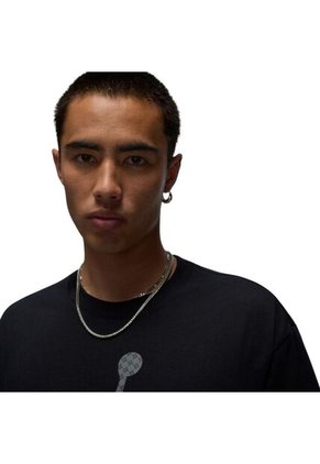 Camiseta Nike M J Brk Mg Fill Ss Crew Hombre-Negro