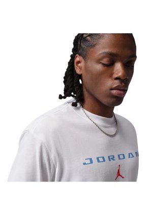 Camiseta Nike M J Brk Fc Lbr Gfx Ss Crw Hombre-Blanco