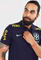 Camiseta Azul Navy-Amarillo-Naranja Nike Brasil de Nike