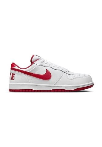 Tenis Nike Big Low Hombre-Blanco/Rojo Nike