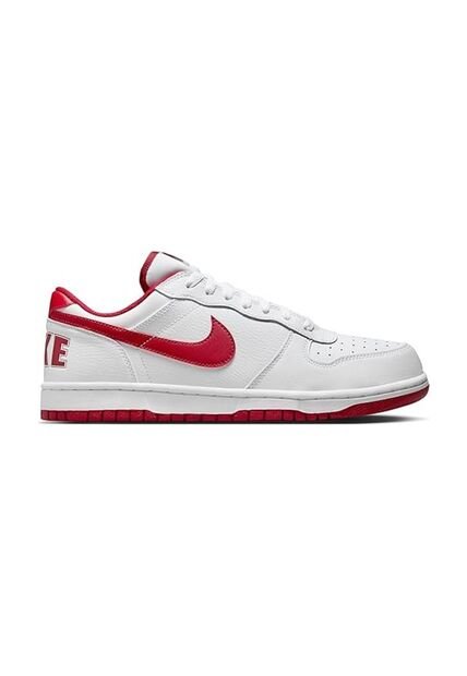Tenis Nike Big Low Hombre-Blanco/Rojo