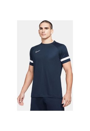 Camiseta Hombre Nike Dryfit Academy21-Azul Oscuro-Rojo-Azul Oscuro