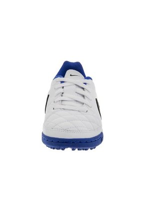 Fútbol Nike JR Tiempo Genio Leather Tf Blanco-Azul