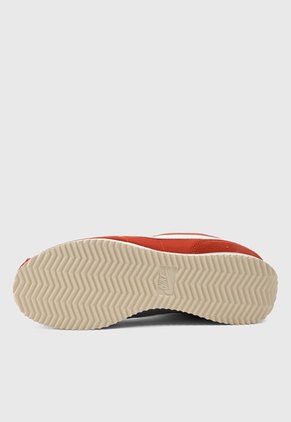 Tenis Lifestyle Terracota-Blanco-Celeste Nike Cortez Textile