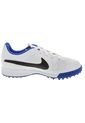 Fútbol Nike JR Tiempo Genio Leather Tf Blanco-Azul de Nike