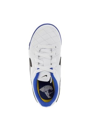 Fútbol Nike JR Tiempo Genio Leather Tf Blanco-Azul