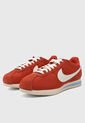 Tenis Lifestyle Terracota-Blanco-Celeste Nike Cortez Textile de Nike