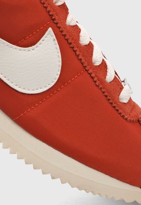 Tenis Lifestyle Terracota-Blanco-Celeste Nike Cortez Textile