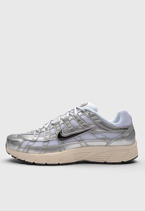 Tenis NIKE P-6000 Plateado