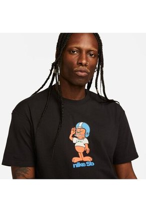 Camiseta Hombre Nike Sb Tee Salute Negro