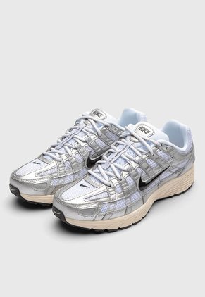 Tenis NIKE P-6000 Plateado