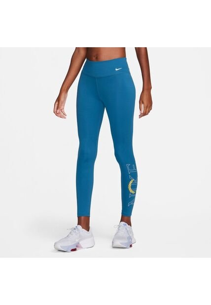 Leggins Mujer Nike One Df Tght Grx Azul