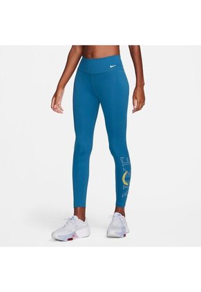 Leggins Mujer Nike One Df Tght Grx Azul