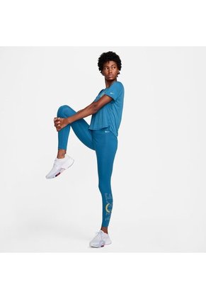 Leggins Mujer Nike One Df Tght Grx Azul