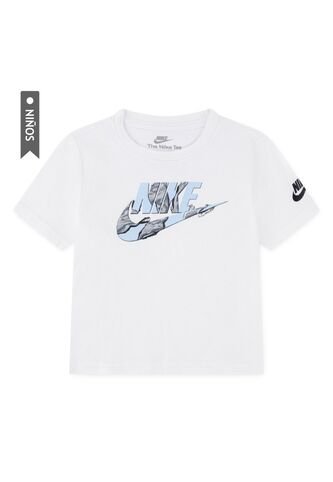 Camiseta Nike Nkb Unwrapped Futura Niño-Blanco/Negro Nike
