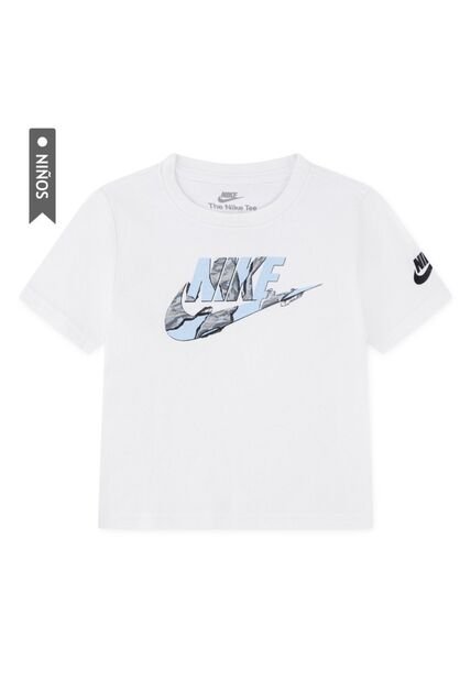 Camiseta Nike Nkb Unwrapped Futura Niño-Blanco/Negro