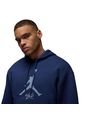 Hoodie Jordan Brand Ess Fleece Baseline-Azul de Nike