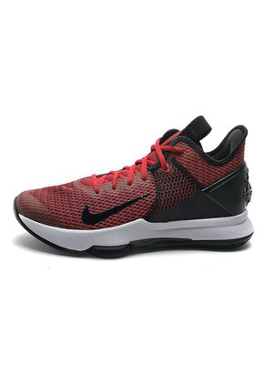 Tenis Basketball Rojo-Negro-Blanco Nike Lebron Witness IV