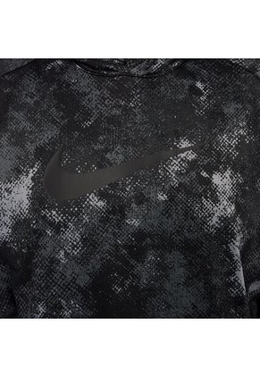 Hoodie Nike Therma Fit Camo Aop Po-Negro/Gris