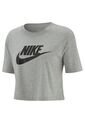 Camiseta Nike Sportswear Essential Graphic Tees Mujer-Gris de Nike