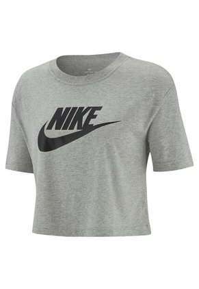 Camiseta Nike Sportswear Essential Graphic Tees Mujer-Gris