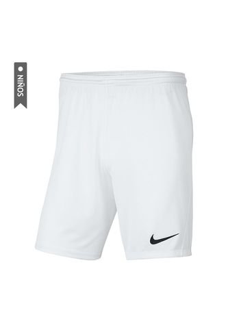 Pantaloneta Nike Park Iii Niños-Blanco Nike