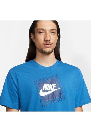 Camiseta Hombre Nike Vintage Graphic-Azul