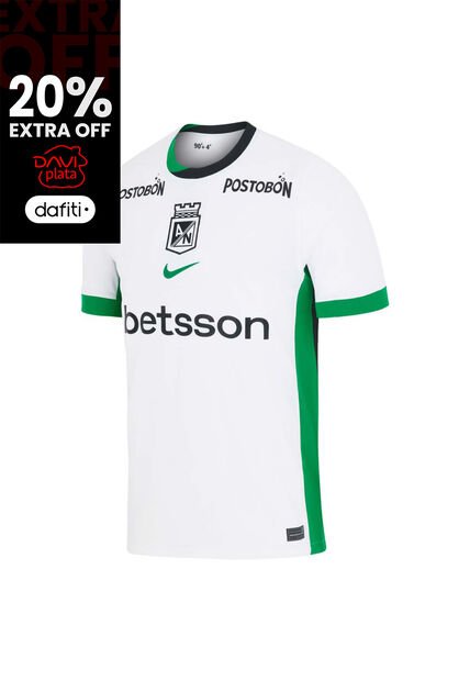 CAMISETA NIKE HOMBRE ATLÉTICO NACIONAL VISITANTE 2026 HV2921-100 Talla XL