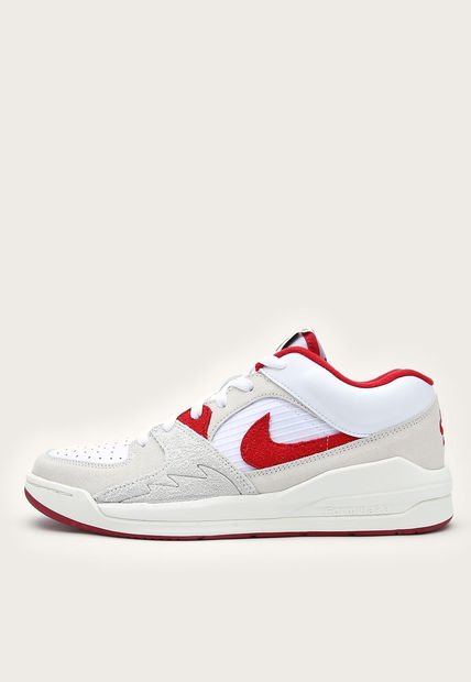 Tenis Lifestyle Blanco-Rojo-Beige Nike Jordan Stadium 90