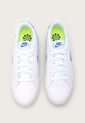 Tenis Lifestyle Blanco-Azul Nike Court Royal