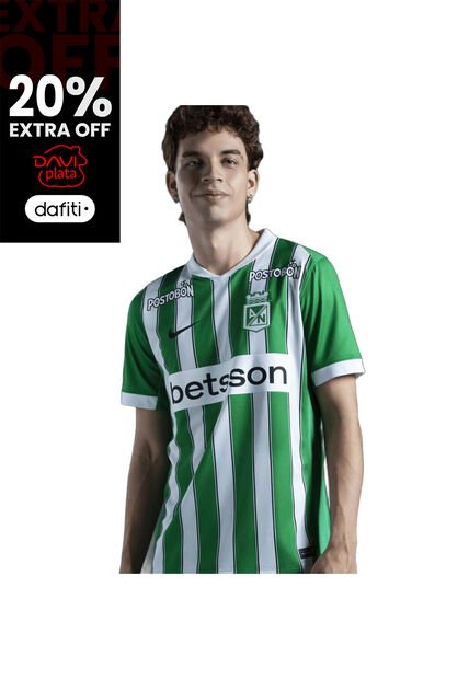 CAMISETA NIKE HOMBRE ATLÉTICO NACIONAL LOCAL 2026 HV2925-300 Talla M