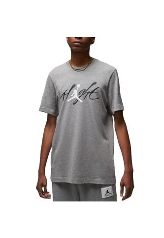 Camiseta Jordan Brand Gfx Ss Crew2-Gris Nike