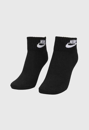 Medias X3 Negro-Blanco Nike Everyday Essential