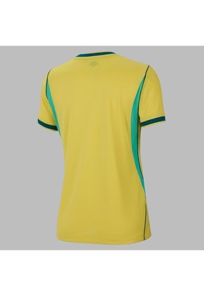 Camiseta Nike Brasil Local 2026 Fan - Amarillo - Mujer