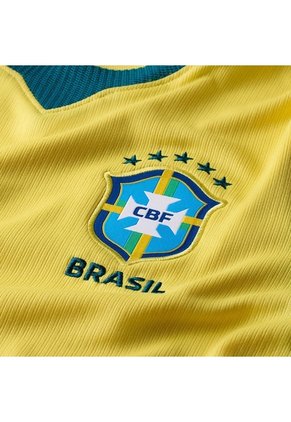 Camiseta Nike Brasil Local 2026 Fan - Amarillo - Mujer