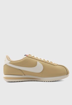 Tenis Lifestyle Nude-Blanco Nike Cortez Leather