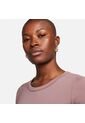 Camiseta Mujer Nike One Fitted Beige de Nike