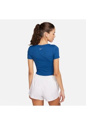 Camiseta Mujer Nike One Fitted Azul