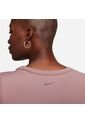 Camiseta Mujer Nike One Fitted Beige de Nike