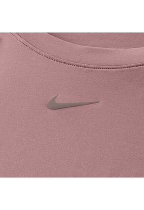 Camiseta Mujer Nike One Fitted Beige