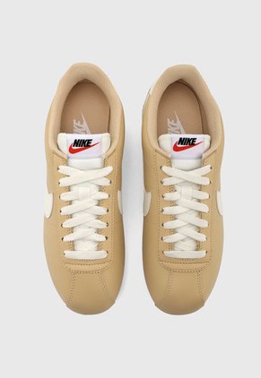 Tenis Lifestyle Nude-Blanco Nike Cortez Leather