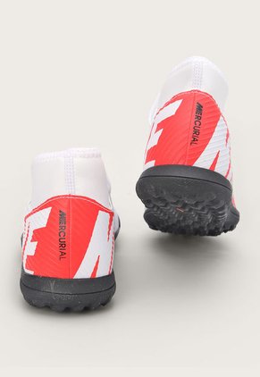 Guayo Blanco-Coral-Negro Nike Superfly 9 Club TF