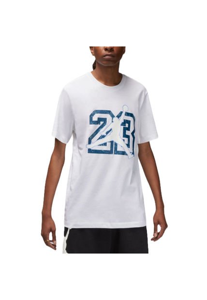 Camiseta Jordan Flight Essentials Crew-Blanco