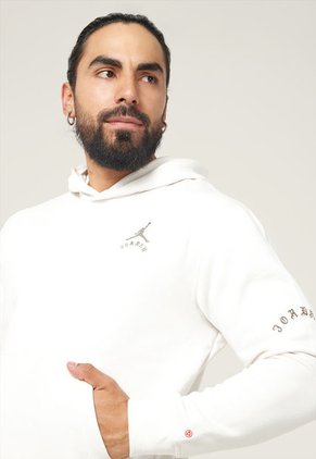 Hoodie Marfil-Cafe Nike Jordan Artist Series by Umar Rashid