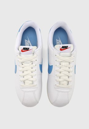 Tenis Lifestyle Blanco-Azul Nike Cortez