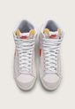 Tenis Lifestyle Blanco-Gris-Naranja Nike Blazer Mid Pro Club de Nike