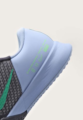 Tenis para Tennis Negro-Celeste-Verde Nike Court Air Zoom Vapor Pro 2