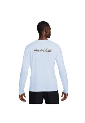 Camiseta Manga Larga Nike Club Hombre-Azul Claro