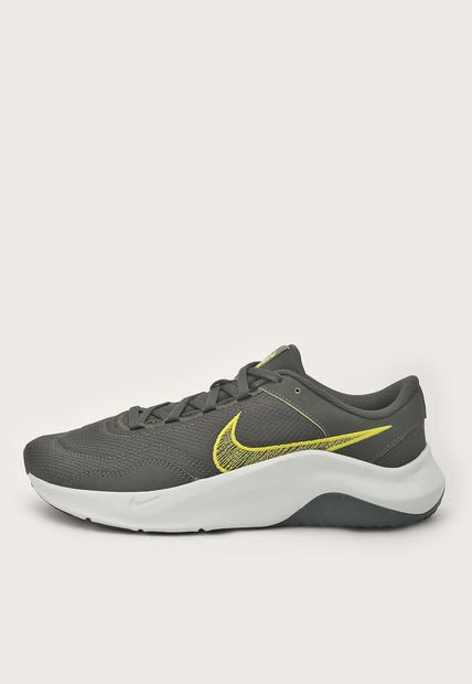 Tenis Training Verde Oliva-Amarillo Neón Nike Legend Essential 3 Next Nature