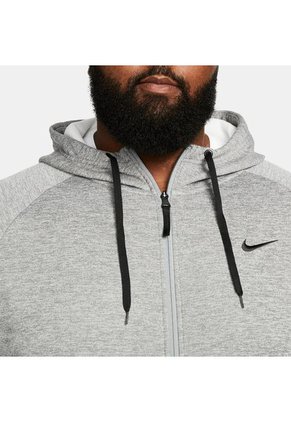 Buzo Hombre Nike Therma-Fit Hoodie Fullzip Gris